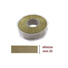 Nastro canovaccio lam&egrave; H mm 25 articolo N29/25 metri 20