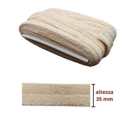 Nastro pieghevole in spugna h cm 3,5 articolo 6229 metri 20