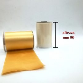 Nastro raso h mm 90 da 10 mt articolo A1090 metri 10