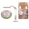 Nastro silicone trasparente h mm 12 articolo uno/12 metri 25