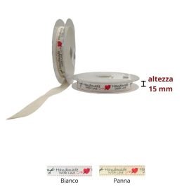 Nastro stampato 100 % cotone h cm 1,5 articolo ST14 metri 20