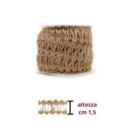 Passamaneria canapa h cm 1,5 articolo 3481/8/31 metri 5