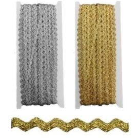 Passamaneria serpentina lamè h mm 9 articolo 454/1 metri 20