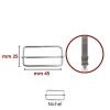 Passanti in ferro scorrevoli mm 45
pezzi 10