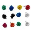 Pompon rafia ø cm 3 articolo 41625 pezzi 12