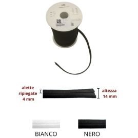 Sbieco cotone articolo h mm 14/4/4 Topp metri 100