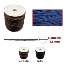 Cordoncino imitazione cuoio ø mm 1.8 articolo 3501/2
metri 10