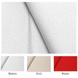 Tela aida cotone h cm 150 fori 55