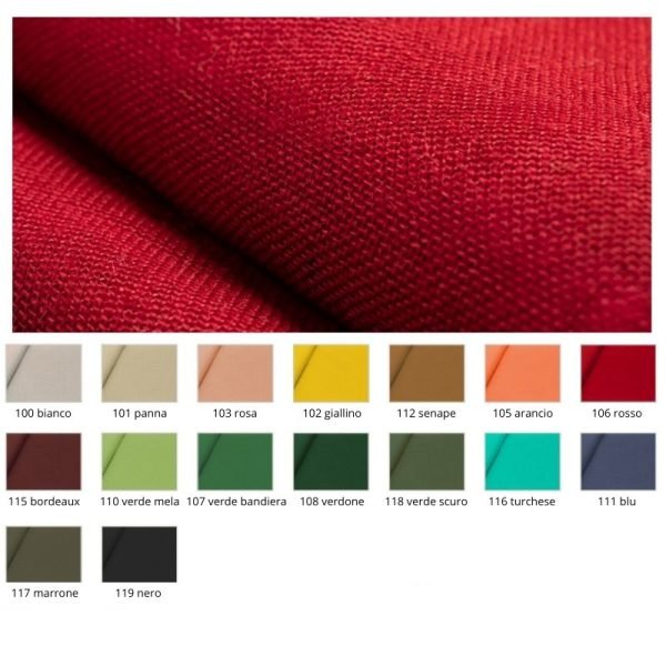 Tela juta colorata h cm 140 articolo Calcutta Color