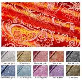 Tessuto broccato h cm 150 articolo Havana