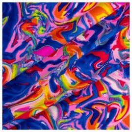 Tessuto in licra stampato h cm 150 articolo Fusion