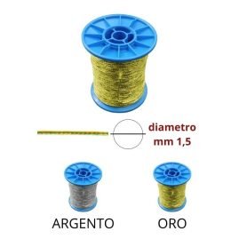 Tubolare lurex ø  mm 1,5 articolo 5236 metri 100