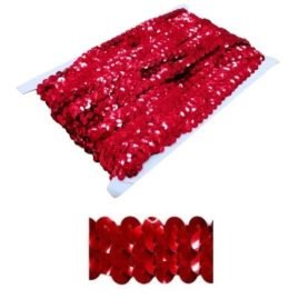 Bordo elastico in paillettes h cm 3 articolo 8/357 metri 9