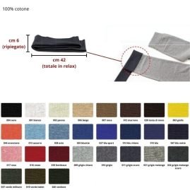 Bordo maglia per polsi e gambali in cotone articolo 125
