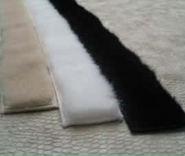 Bordo pelliccia ecologica h cm 2,5  Visone