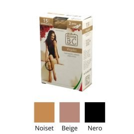 Gambaletto velato 15 den articolo Virgolet 15 BC paia 24