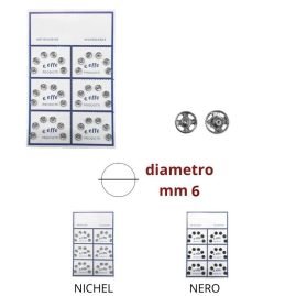 Bottone automatico ottone N° 000 ø mm 6 coppie 36