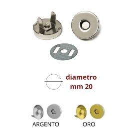 Bottone magnetico ø mm 20 articolo 426 pezzi 10