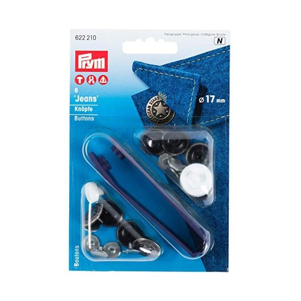 Bottone per jeans ø mm 17 articolo 622210 Prym