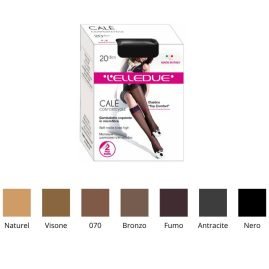 Calè 20 gambaletto filanca 20 den Elledue paia 24