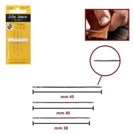 Aghi mano per cucire la pelle numeri assortiti John James
pezzi 3