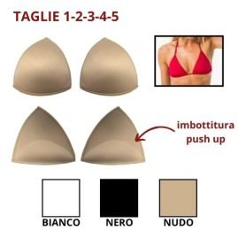 Coppa triangolo anatomica imbottita articolo C001