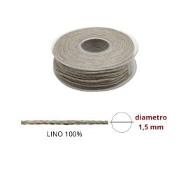 Cordoncino in lino ø mm 1,5 articolo 10805 metri 50