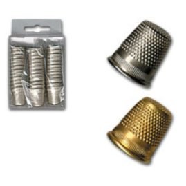 Ditali per sarti in ottone pezzi 12