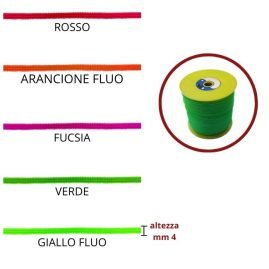 Elastico colorato h mm 4 articolo 2342/04 metri 10