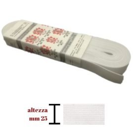 Elastico gallone h mm  25 articolo 822/25 metri 10