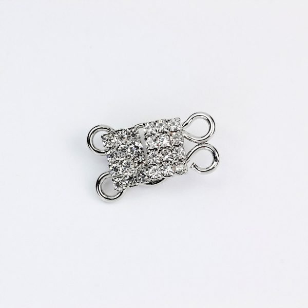 Ganci metallo uncinelli stras lunghezza mm 12 articolo FF567/3
pezzi 3