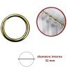 Anelli per tende in ottone ø mm 32/44 articolo 47130 pezzi 50
