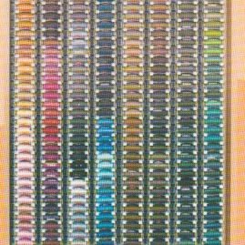 Espositore Tre stelle filati cucito da 100 mt da 1248 spole