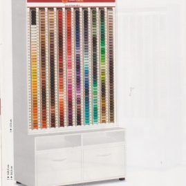 Espositore Gutermann filati cucito da 100 mt da 1260 spole articolo SVK420/1