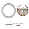 Anelli tenda in plastica ø mm 16/23 articolo 55102 pezzi 100
