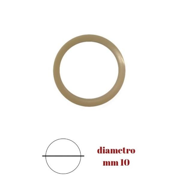 Anello per corsetteria ø mm 10 in plastica pezzi 25