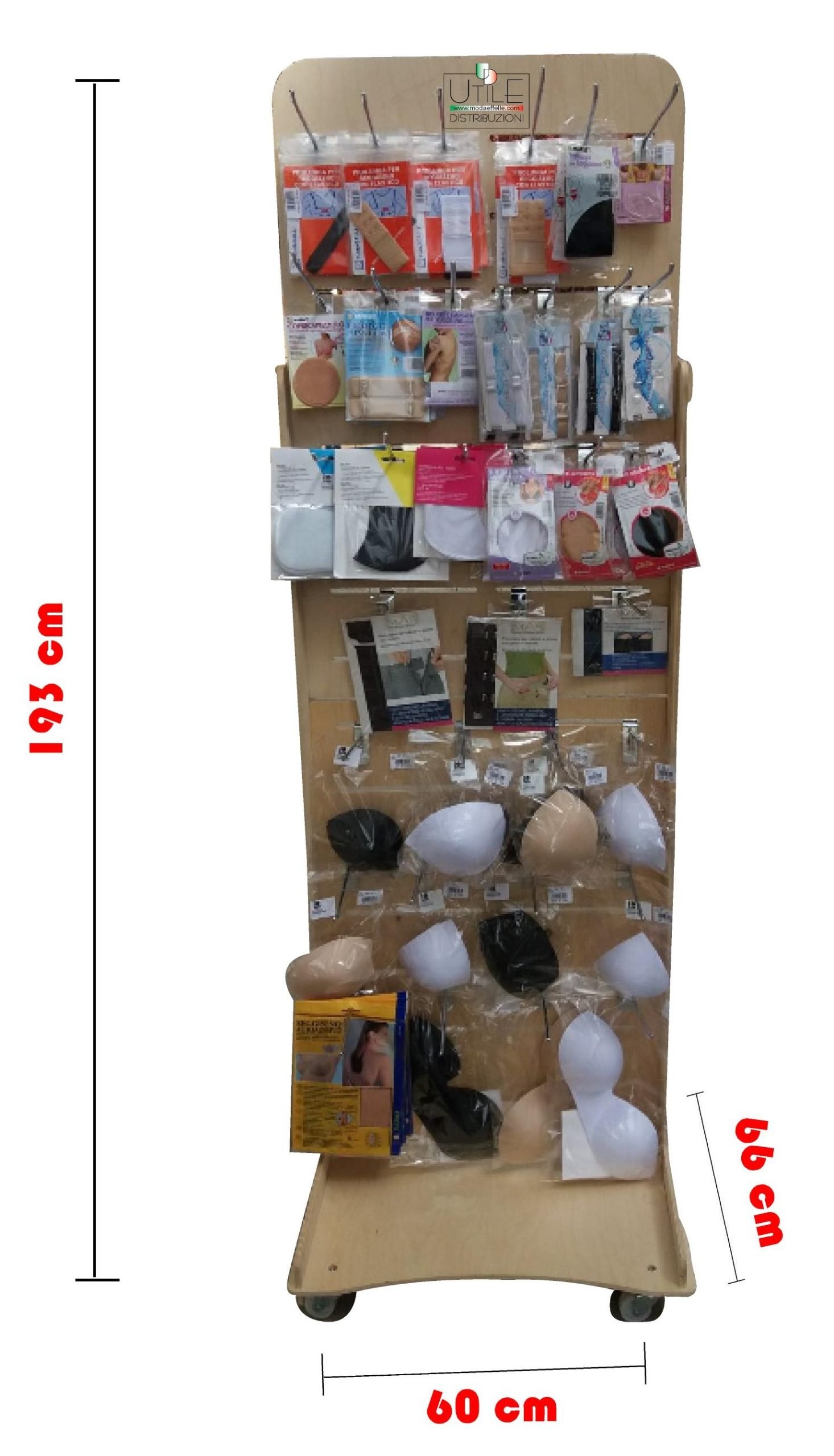 Espositore articolo Complementi d'intimo