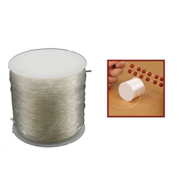 Filo elastico trasparente in sillicone ø mm 1 articolo K591 metri 100