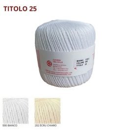 Tre ali cotone uncinetto 100 grammi titolo 25 confezione 10 gomitoli