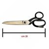 Forbice manico nero N.8 lunghezza cm 20 articolo 7368