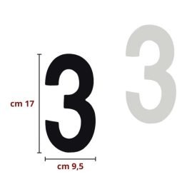 Applicazione numero termoadesiva articolo 352