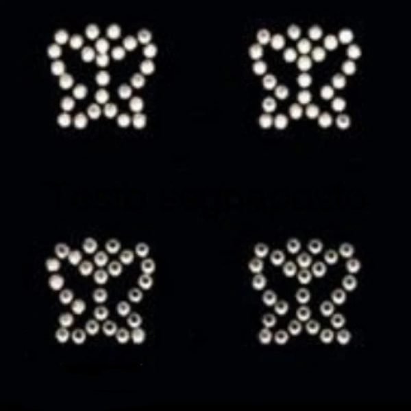 Applicazione stass termoadesiva articolo SM101 pezzi 4