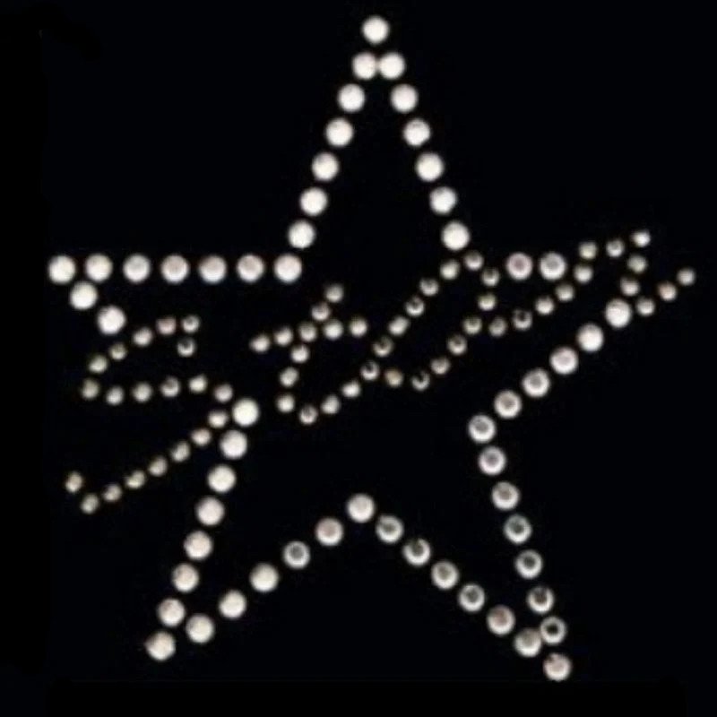 Applicazione stass termoadesiva articolo SM156