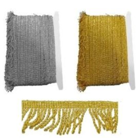 Frangia lamè cordoncino h mm 38 articolo 5181 metri 20