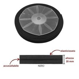 Slalom elastico pieghevole h mm 20 articolo D4/20 metri 20
