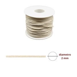 Cordone in cotone ø mm 2 articolo 42302 metri 50
