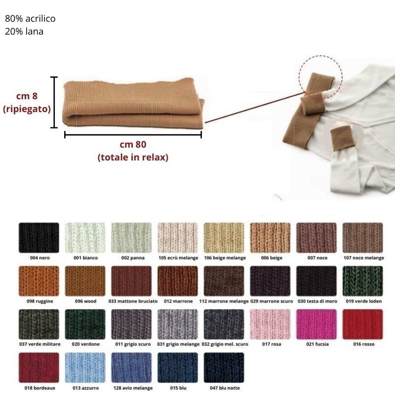 Bordo maglia in acrilico articolo 134 - immagine 2