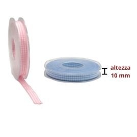 Nastro vichy h mm 10 articolo T2010 metri 25