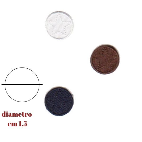 Applicazione termoadesiva tessuto articolo 7556 pezzi 12