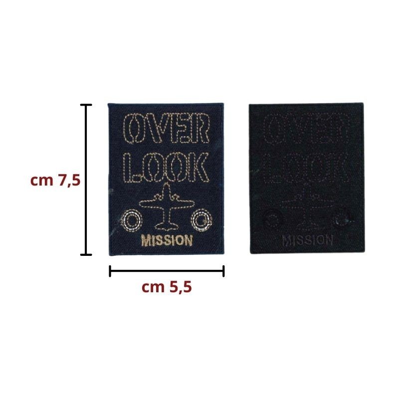 Applicazione termoadesiva tessuto articolo APU01973 pezzi 4